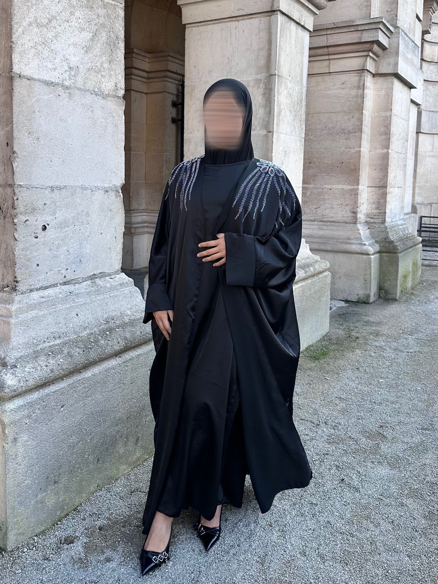 ABAYA SOUNDOUSS 2 PIÈCES